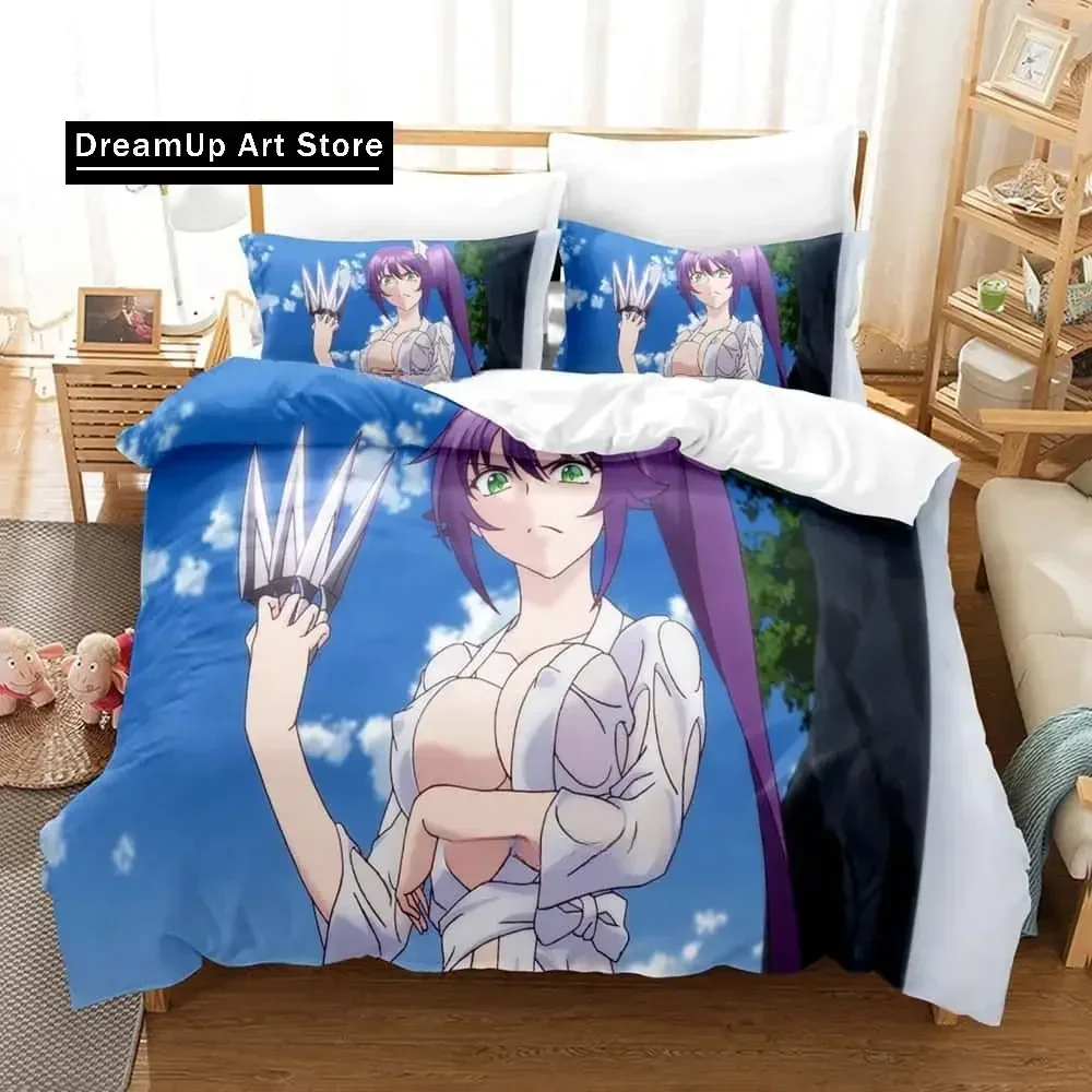 3D Printed Anime Yuuna Haunted Hot Springs Bedding Set Single Twin Full Queen King Size Bed Set Adult Kid Bedroom Duvet cover Se