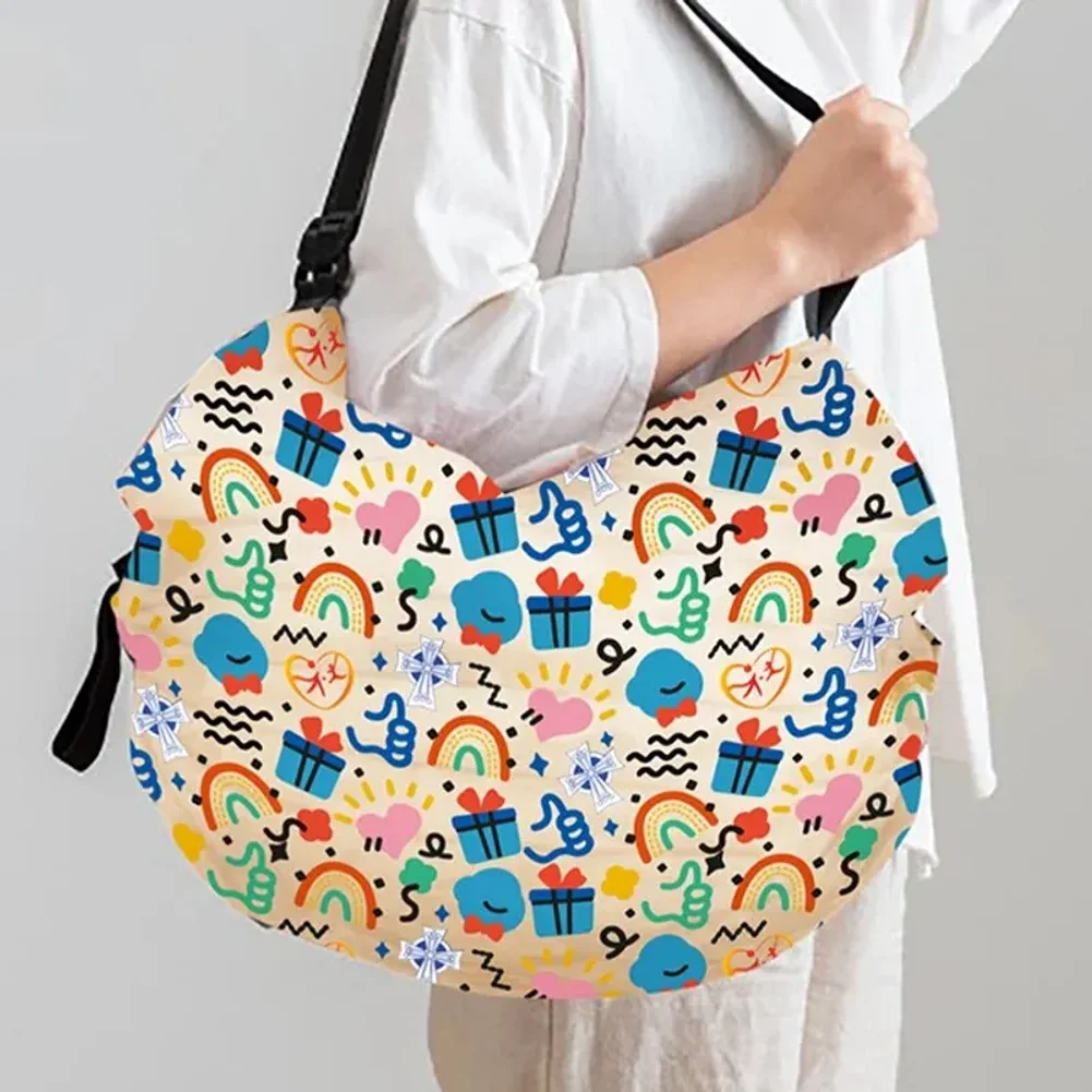 1pc Foldable Shopping Bag Eco- - Travel Bags ulasan dan harga