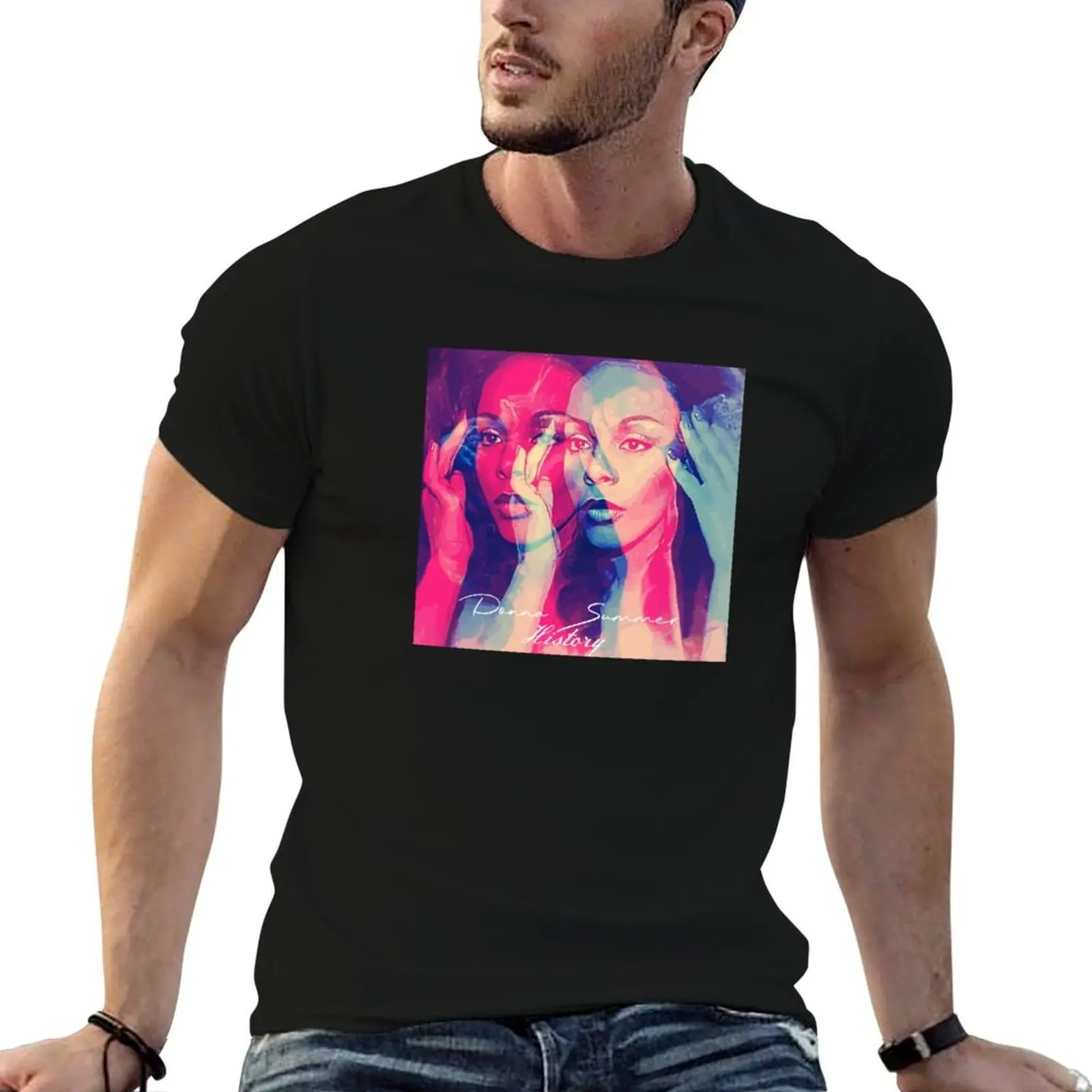 

Best Seller Donna Summer T-Shirt t shirts for man cotton anime tshirt cotton t shirt man T-Shirt