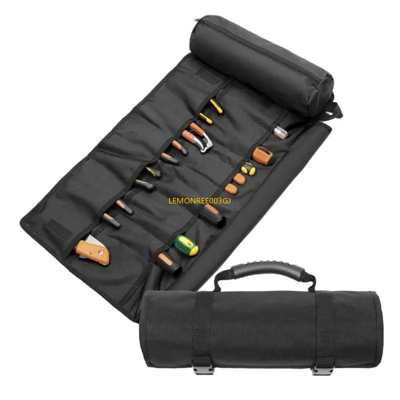 M4YC Oxford Ploth Tool Roll Up Bag para encanadores eletricistas e carpinteiros