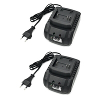 2X Charger For Makita Lithium 18V 21V Battery Apply To Cordless Drill Angle Grinder Electric Blower Power Tools EU Plug