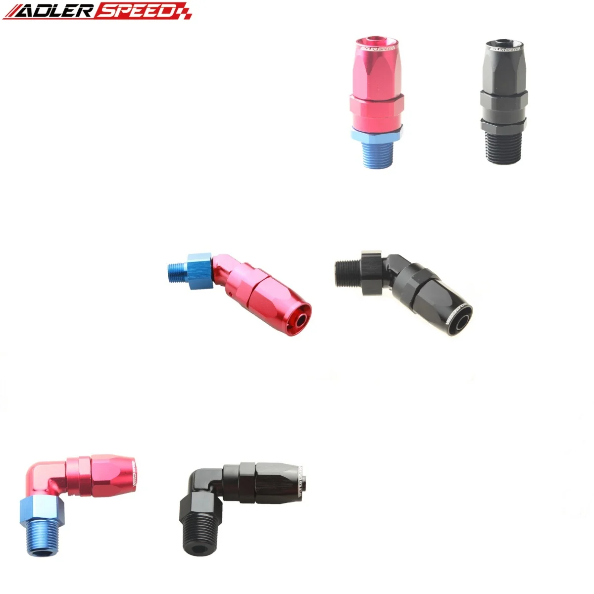 8AN AN-8 To 1/4" Np…