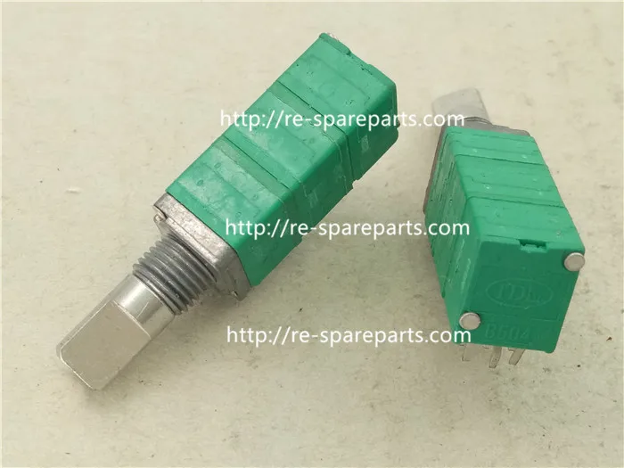 

high quality potentiometer RK097G six potentiometer B500K handle long 15MMF D shaft -10PCS