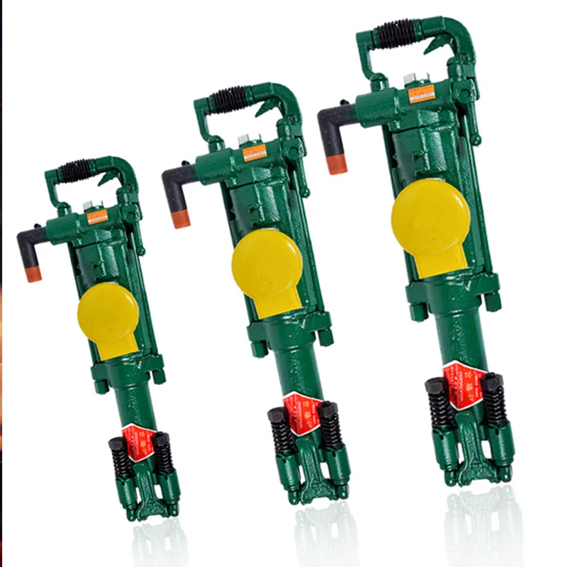 암반 드릴 신제품 휴대용 시추공 경암 천공기 YT24 공압식 광산용 암반 드릴 (화강암용)