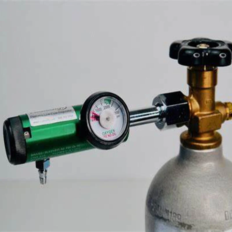 0-4L/min CGA540 Oxygen Regulator For Industrial Oxygen Cylinder Tank