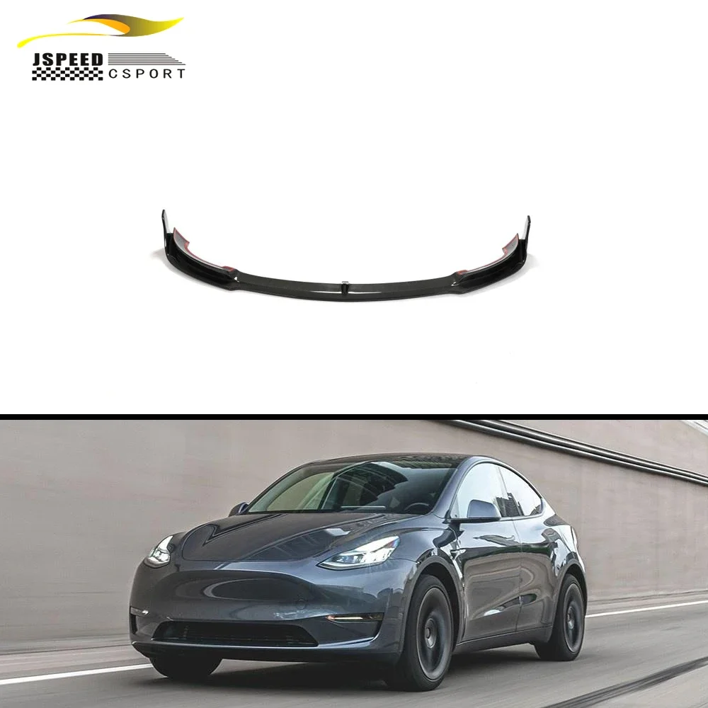 Carbon Fiber front Lip for  Model Y Sport Utility 4-Door 2019-2021