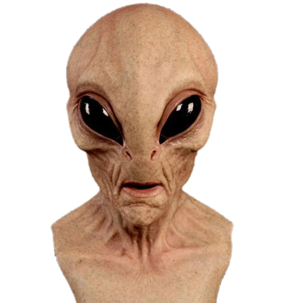 Funny  Alien Mask Scary Horrible Horror Alien Supersoft Mask Magic Mask Creepy Party Decoration Cosplay Prop Masks