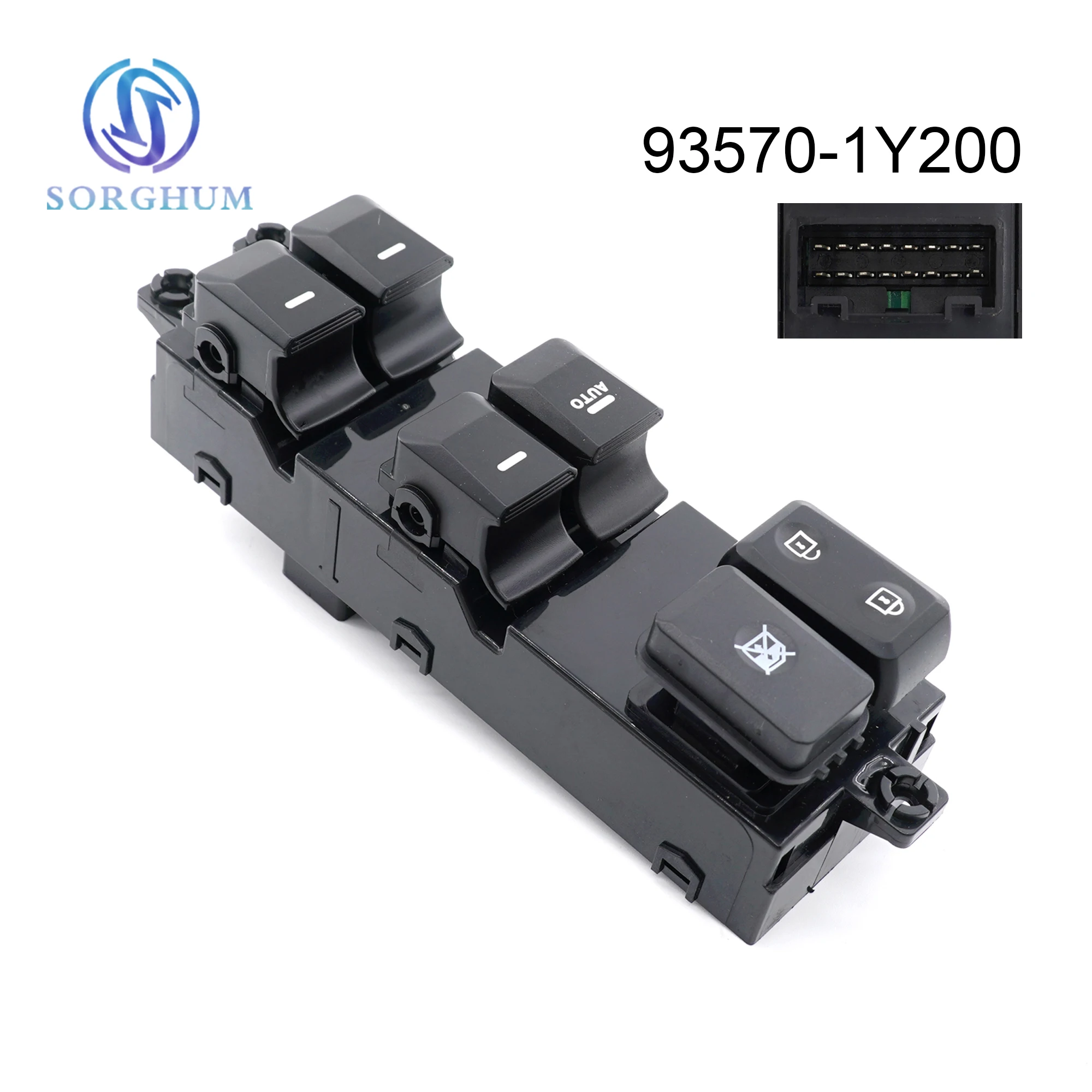 

Sorghum 93570-1Y200 935701Y200 Electric Power Window Master Control Switch For Kia Morning Picanto 2011 2012 2013 2014 2015 2016