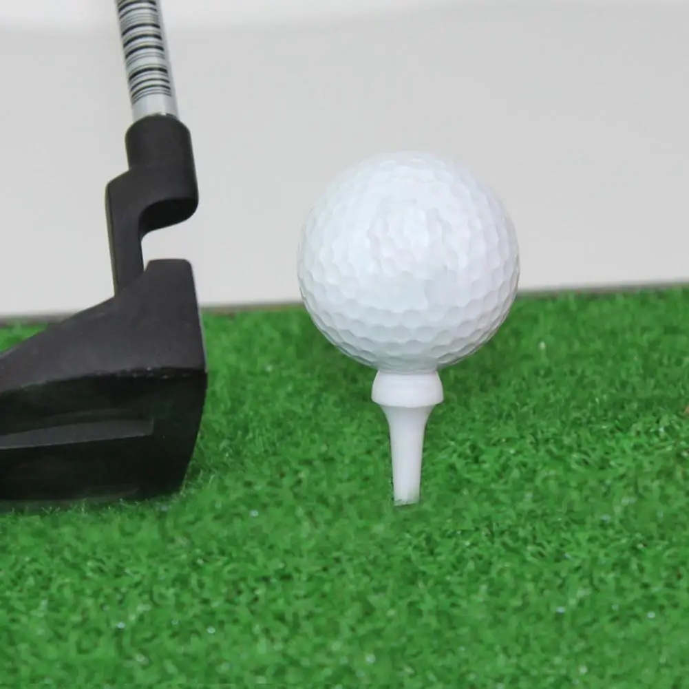 Golf Tees Beginner Durable Golf Tees 50 Pcs Plastic Golf Tees for Irons Hybrids Low Profile Woods Par Threes Driving Range