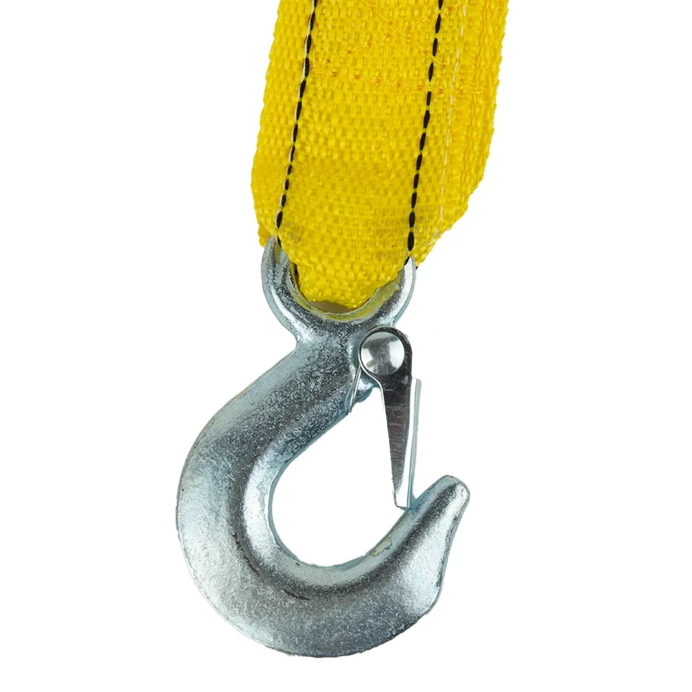 

Автомобильный буксирный трос Буксирный трос Автомобильный буксирный трос Буксирный трос 4-метровый двухслойный сверхмощный 5-тонный буксирный трос для автомобиля Буксирный трос