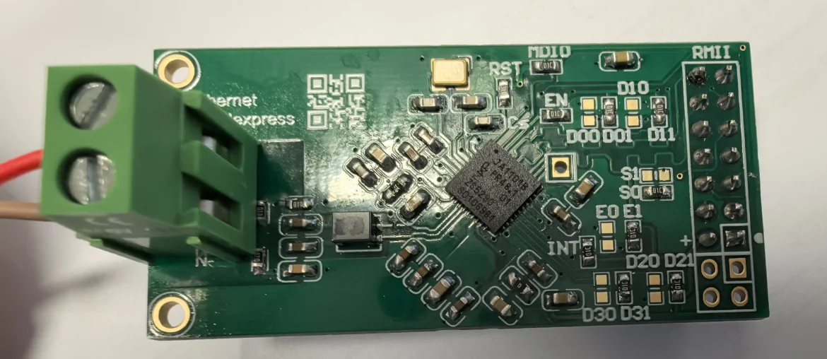 TJA1101 / TJA1103 CAN-based Ethernet 100BASE-T1 Debug Module (RMII Interface)