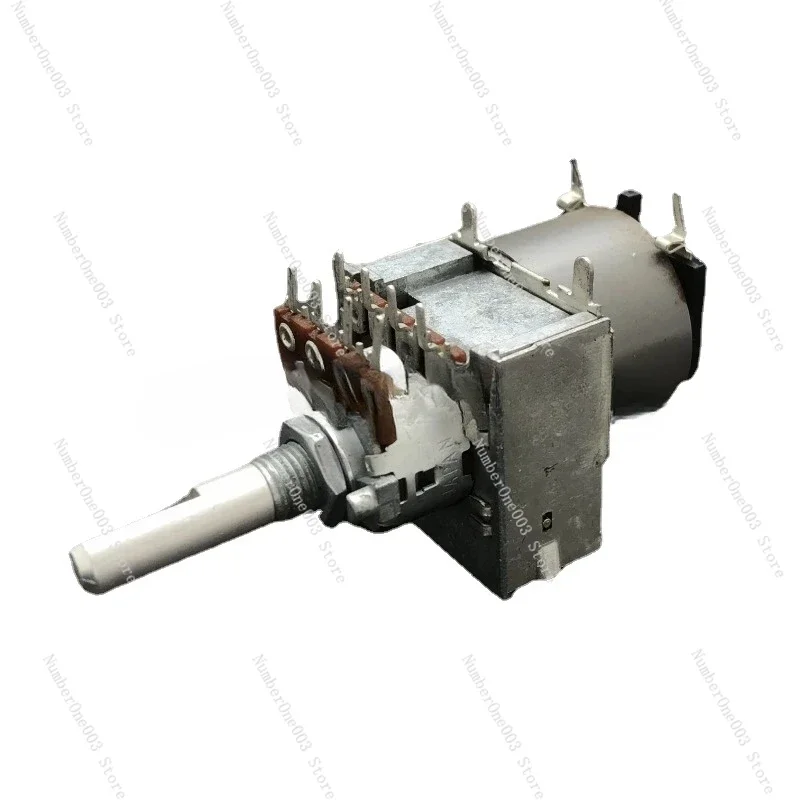 16 Double Potentiometer with Motor 30k B30K Tap 8 Foot Handle Length 25MMF Switch 25MM B30KBX2 30KBX2