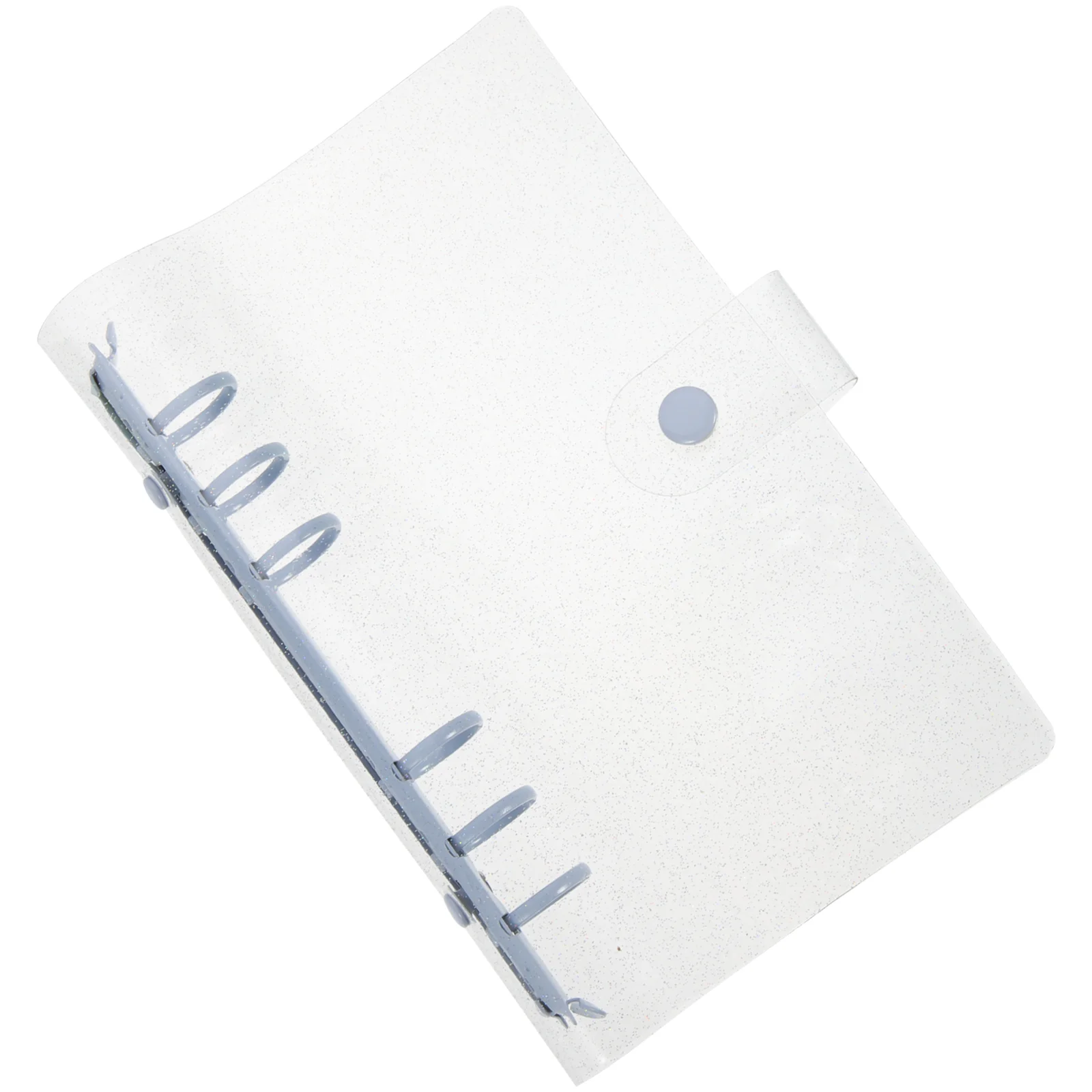 Transparent Loose-leaf Case Refillable Binder Notebook Shell Document Folder Girl Organizer Pvc Adjustable Clip File Holder