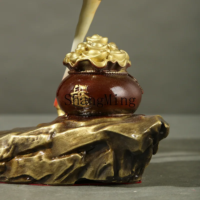 

FG copper deer ornament makes a fortune all the way, a deer makes a fortune, home furnishing, living room, decoration office