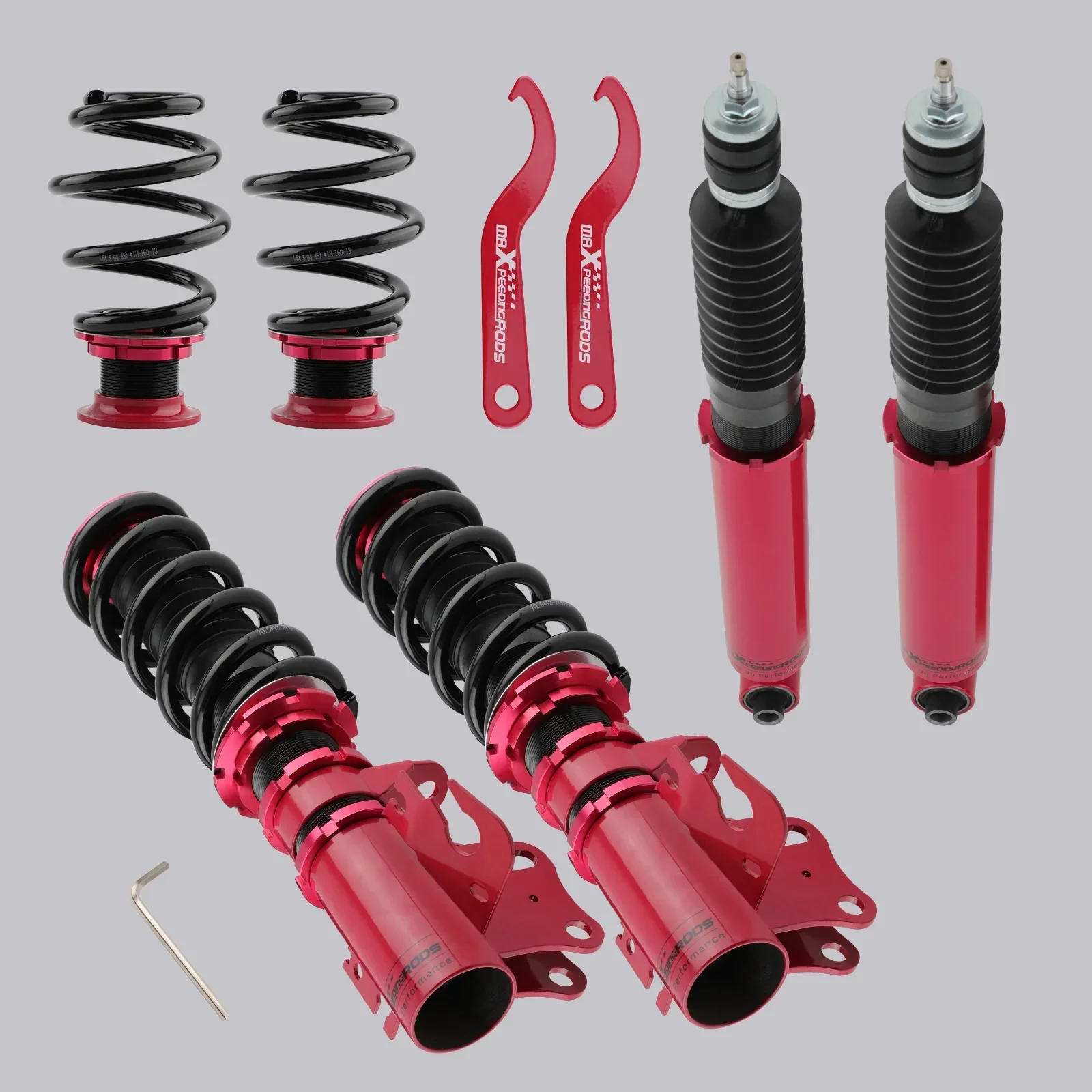 MaXpeedingrods Coilovers Shock Suspension Kit For Holden Commodore VY VT VZ VX WH 24Ways Adjustable Damper