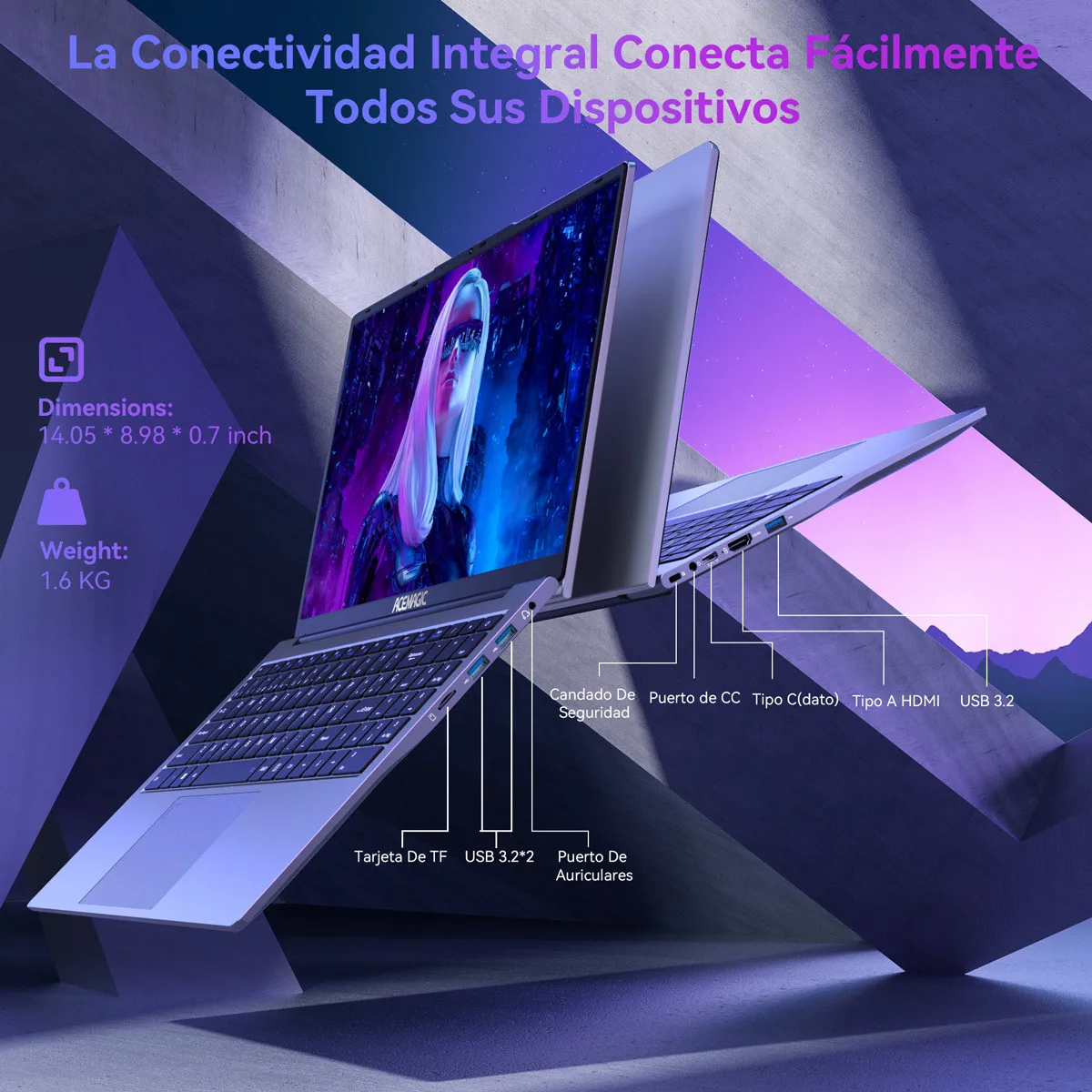 KAMRUI Gaming Laptop 15.6" IPS FHD AMD Ryzen 7 5700U/5825U 16GB DDR4 512GB NVMe SSD Radeon RX Vega 8 Windows 11 PRO Notebook