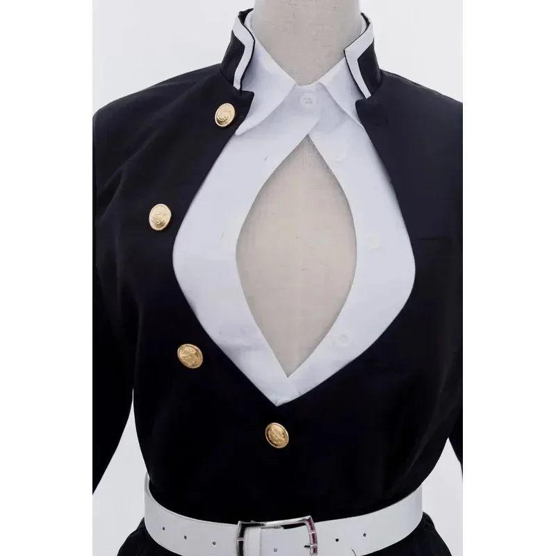 Anime Kanroji Mitsuri Cosplay Costume Kimetsu No Yaiba Costume Kimono Uniform Kanroji Mitsuri Wig Halloween Sliding