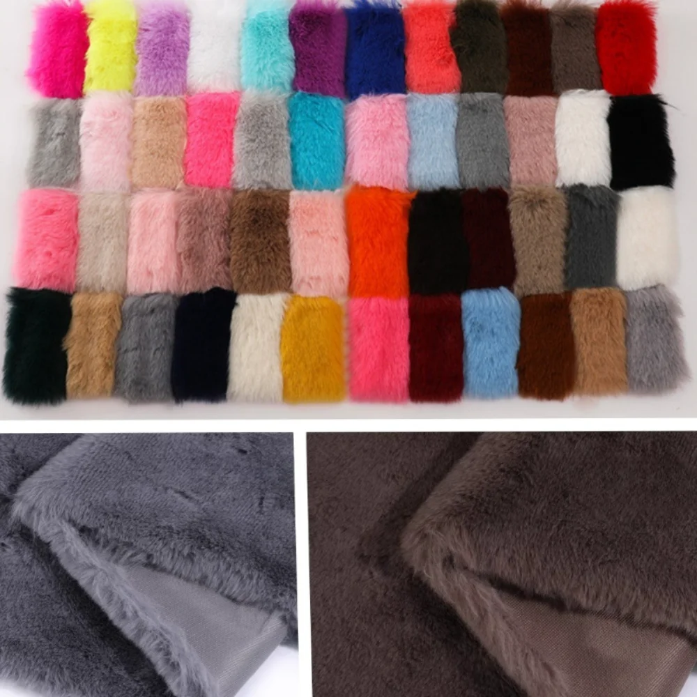 

Имитация меха кролика-отера: плюшевая ткань для ковров, ковриков для спальни, декора эркеров, поделок и шитья