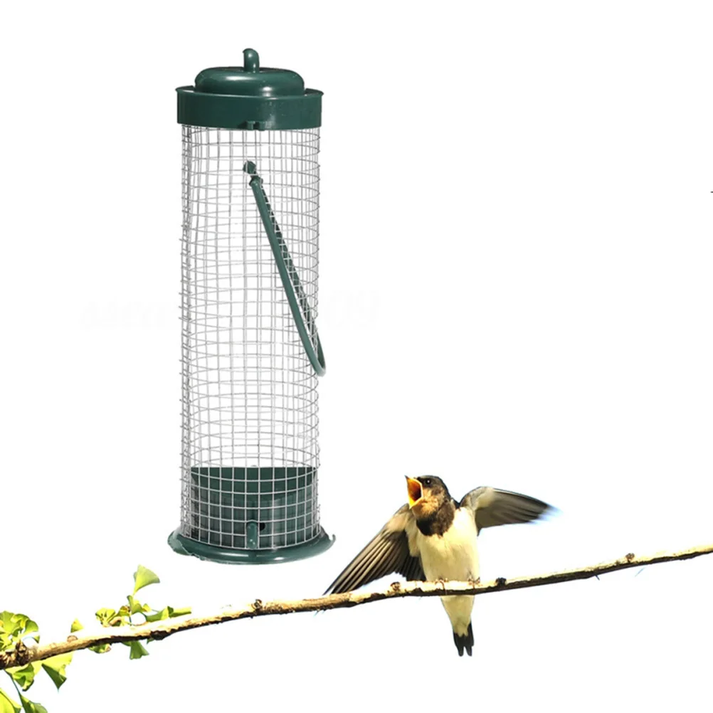 

Bird Feeder Durable Plastic Construction Clear Housing Unique Comfort Perches Gift Idea Nature Lovers Bird Feeder