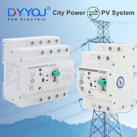 Din Rail Type Solar ATS Automatic Transfer Switch Small 3-Phase Electrical Uninterrupted Selector PV System Dual Power 80A 2/4P