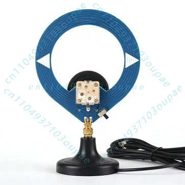 For donut SW shortwave antenna 4MHz-24MHz SMA base + 3 meters extension cable small loop antenna loop antenna