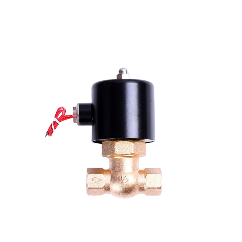 

1/2" 3/4" 1" 2" High Temperature Steam Solenoid Valve Normally Closed Brass Two Way Internal Thread Electric Valve 220V 24V 12