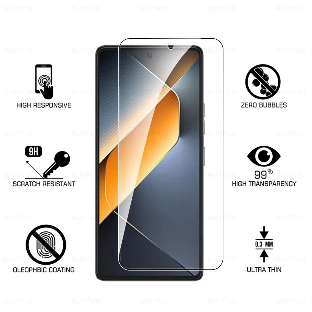 4in1 Protective Glass For Tecno Pova 6 Pro 5G Tempered Glass For Tecno Pova6Pro Pova6 6Pro 2024 6.78inch Camera Screen Protector