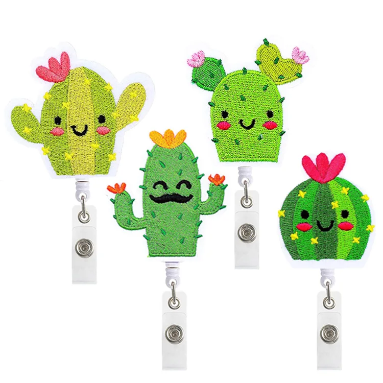 Retractable Badge Reel Clip for Nurses Students Doctors Name Badge Card Holder Lanyard for Keys Office School Accessories