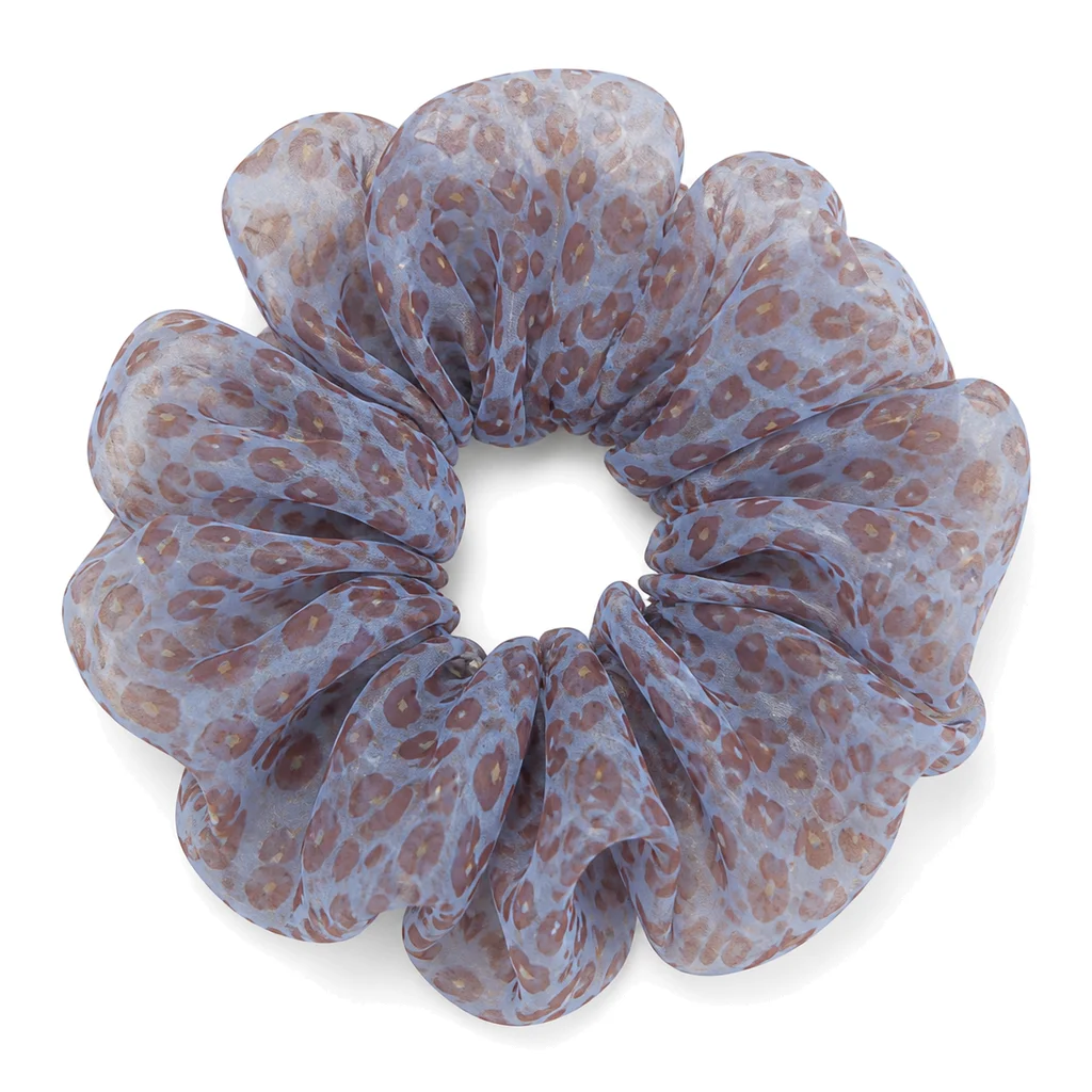 XYPP-85 Handmade Pattern Single-Layer Scrunchie Handmade Elastic Hair Tie for Ponytail and Bun, Soft Gathered Hair