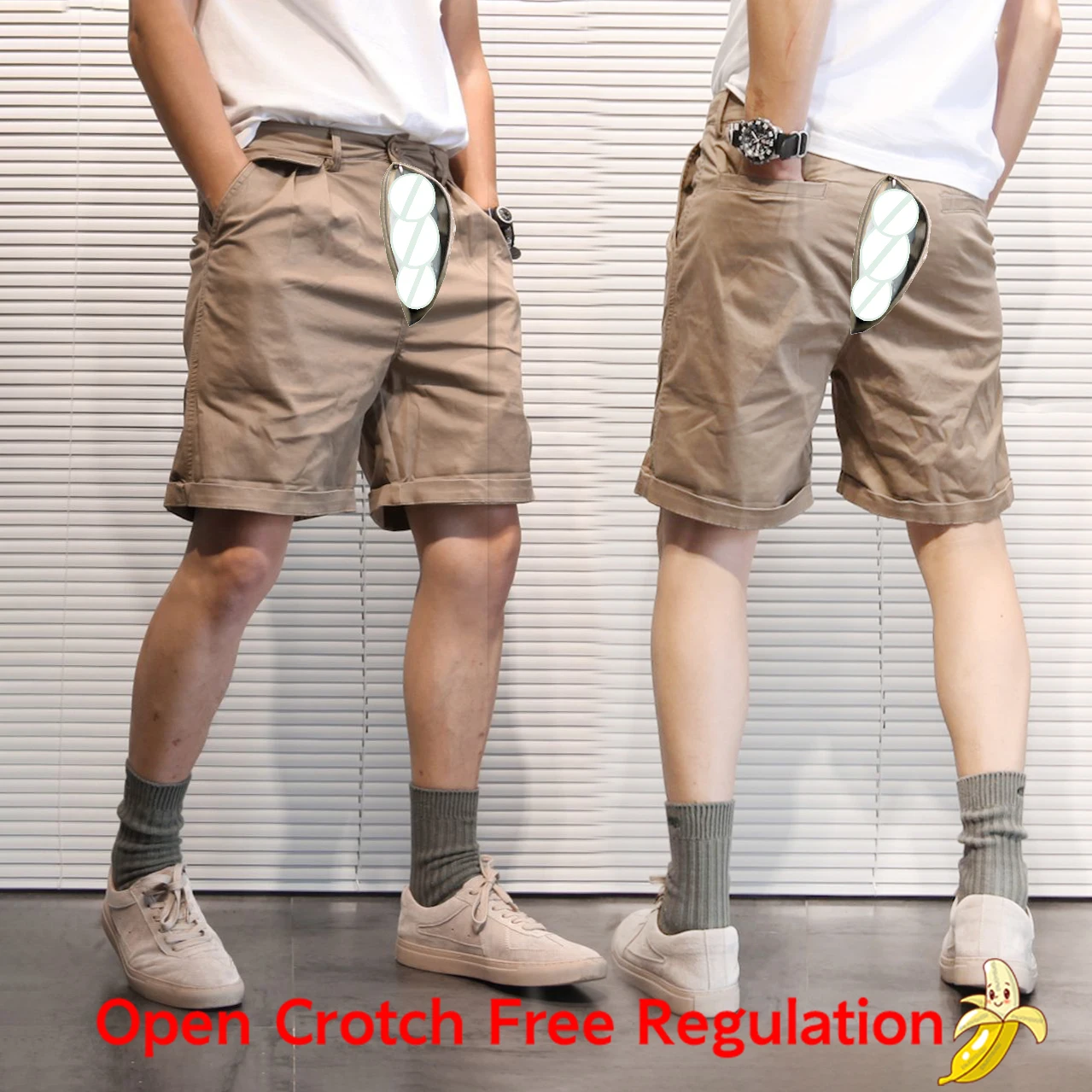 Summer Thin Outdoor Sex Open Crotch Erotic Pants Men's Cargo Shorts Vintage Jeans Loose Casual Denim Y2k Sweatpants Basketball