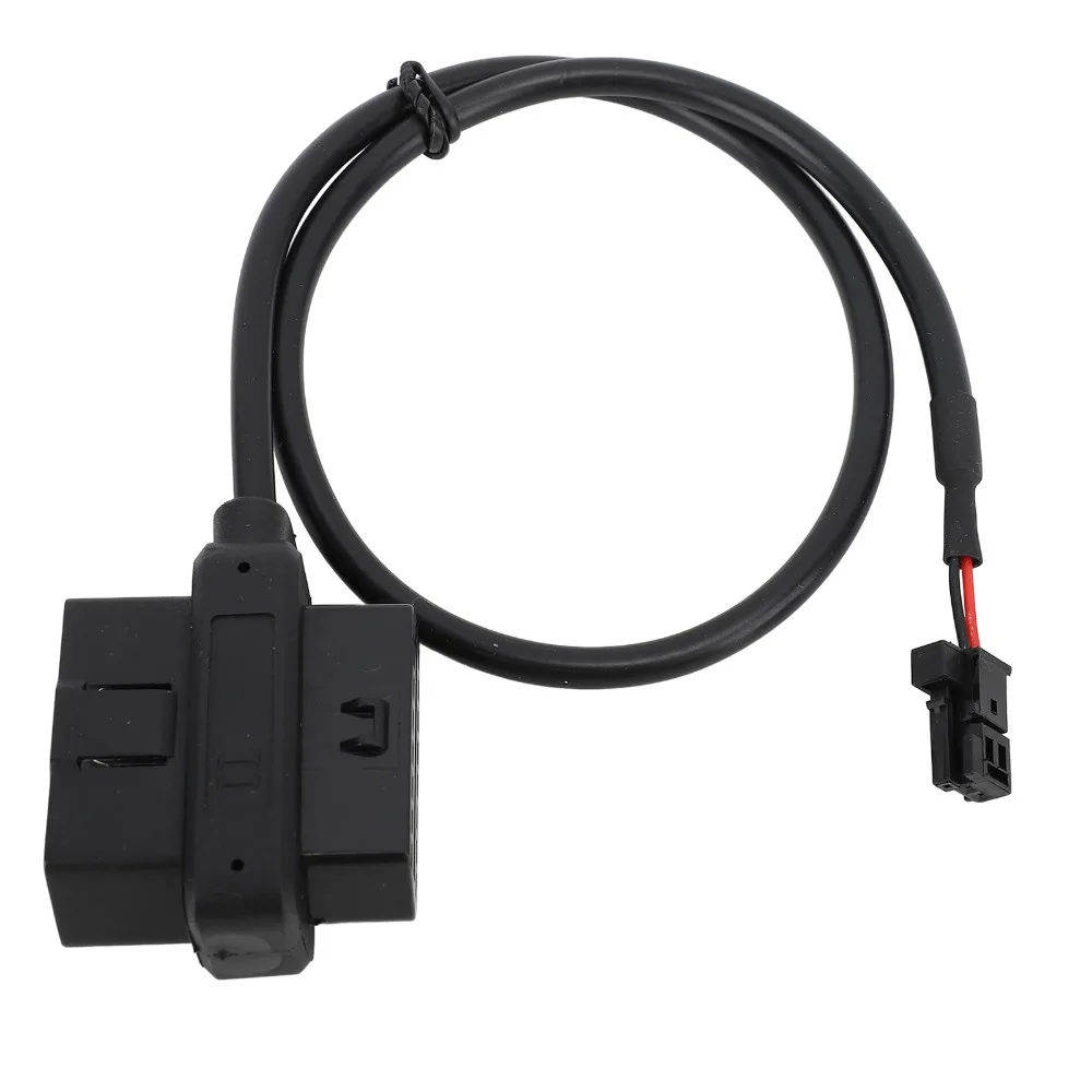 Black SGW Security Gateway Bypass Harness 16 Pin 24V OBD2 Gateway Bypass Cable Plastic Pickup Gateway Bypass