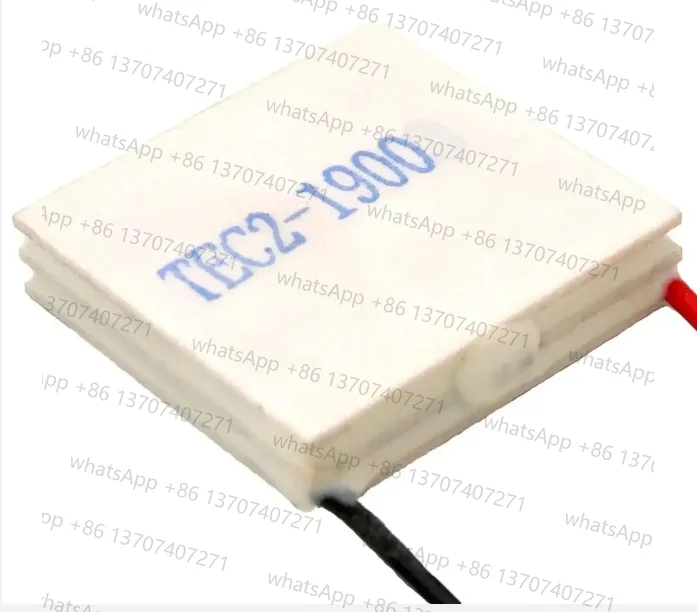 TEC2-19003 19006 19008 19709 30x30 40x40 62x62mm Enfriador termoeléctrico de cerámica de doble cubierta Placa de enfriamiento del disipador térmico Peltier