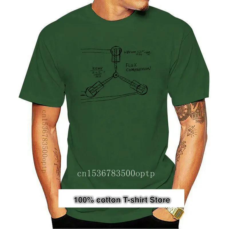 

Camiseta de манга corta para hombre, camisa TIDA de los 80, Marty Mcfly Delorean, 2024, 033615