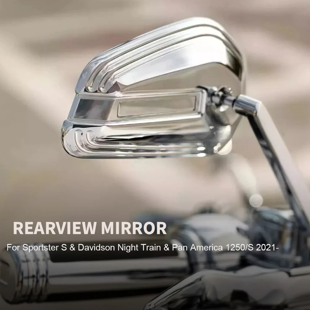 

Motorcycle Handlebar Side Mirrors Kit Rearview Rear View Mirror For Davidson Night Train Sportster S Pan America 1250 S 2021-