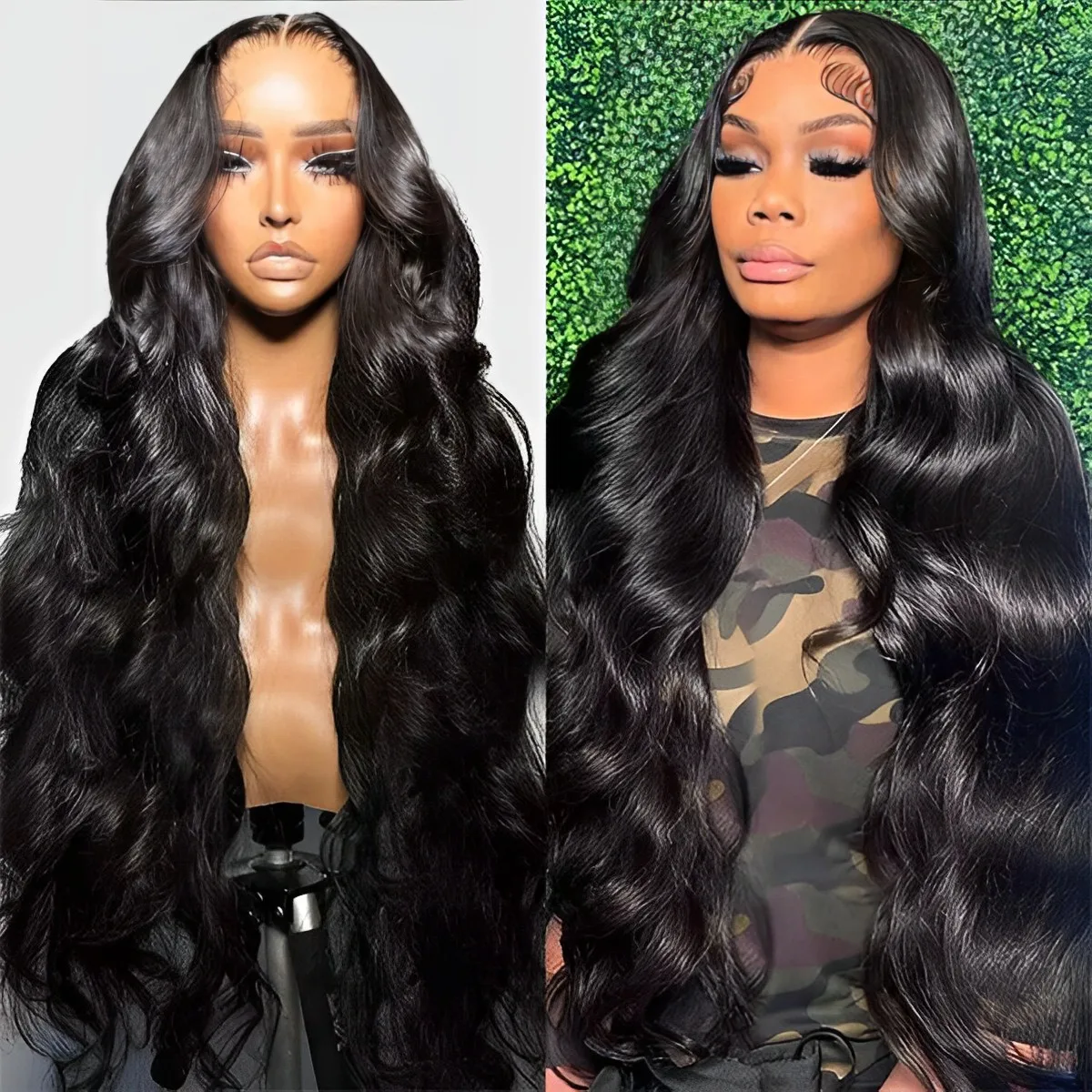 Cheap Brazilian Loose Body Wave Lace Frontal Human Hair Wig 30 32Inch Glueless 4x4 5x5 Transparent Lace Closure Wigs Pre Plucked