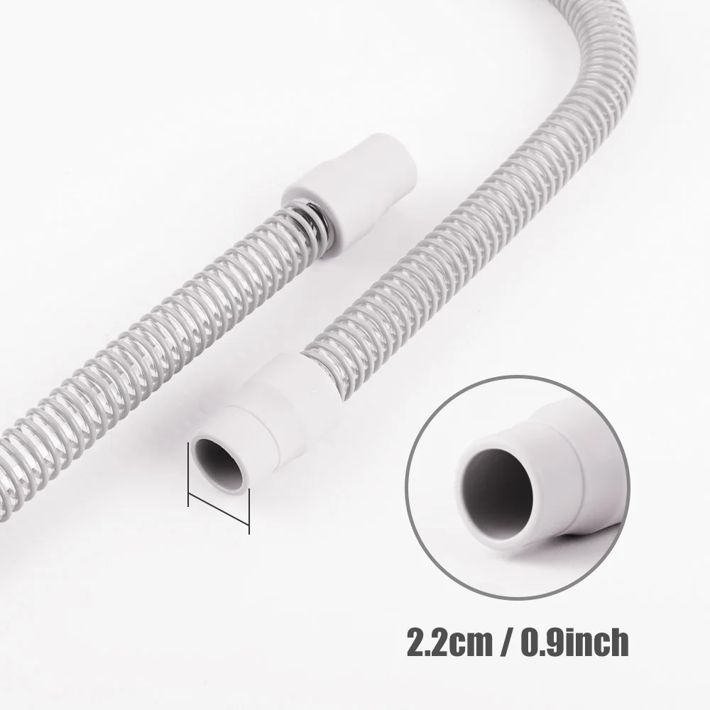 CPAP Tube 1.8m Universal CPAP Tubing Compatible with Most Machine & Mask 22mm CPAP Hose Connector Lightweight Flexible Odor-Free