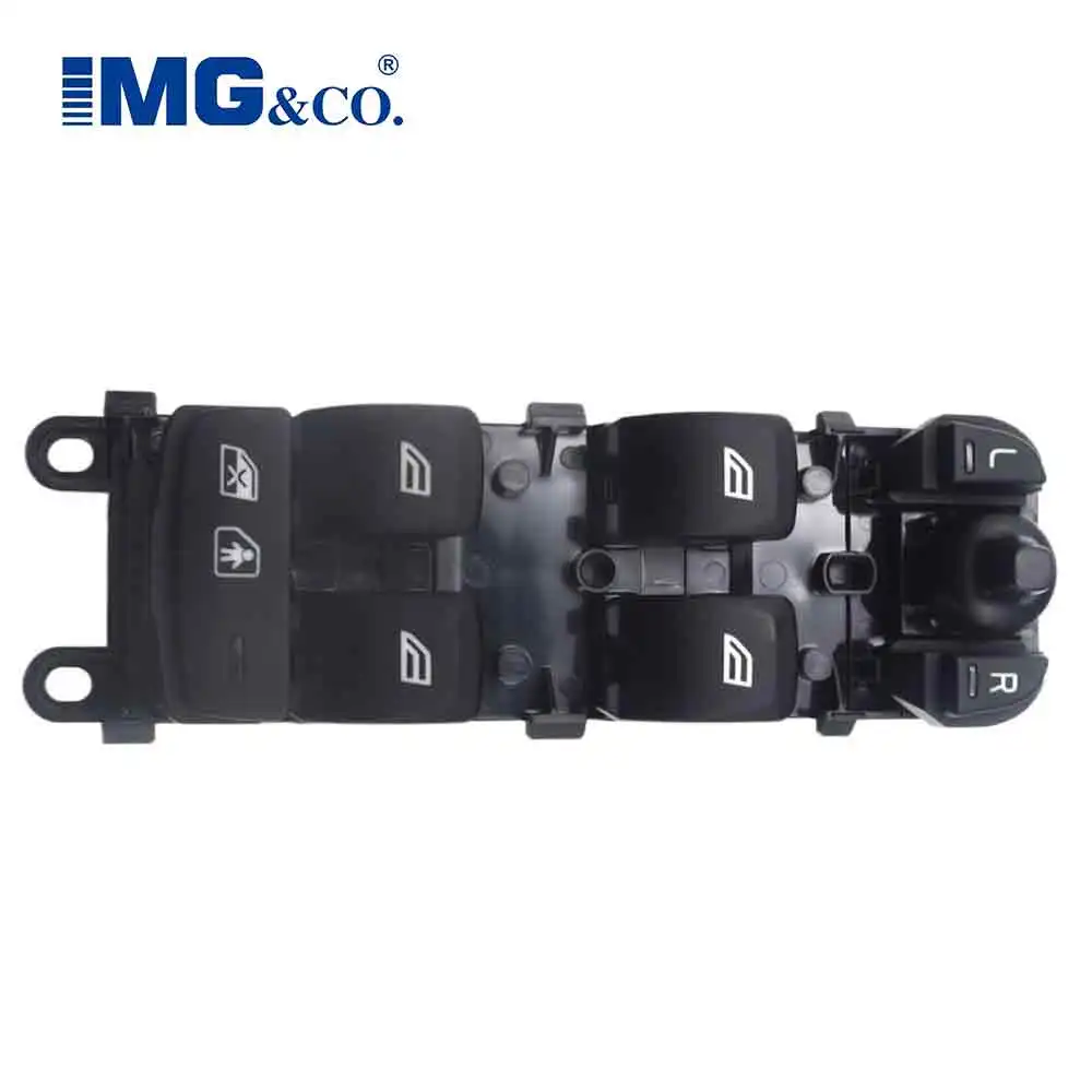 Car Master Driver Window Glass Control Switch, Compatible With Volvo S60 V40 XC60 XC90 S80L S40, Plug And Play, 31334882