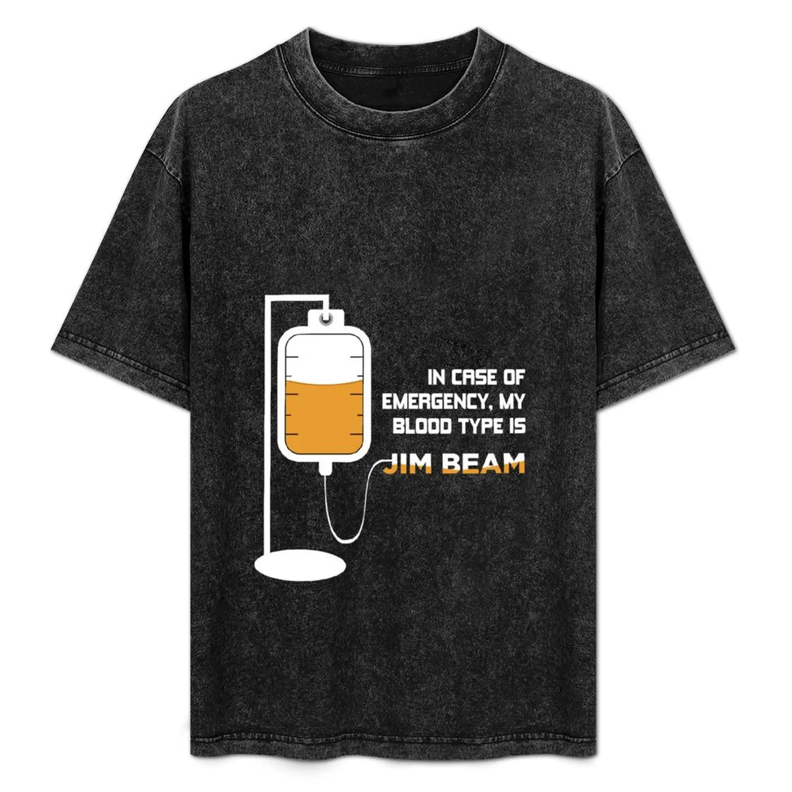 

Jim Beam Blood Type T-Shirt anime stuff sweat baggy shirts mens t shirts pack