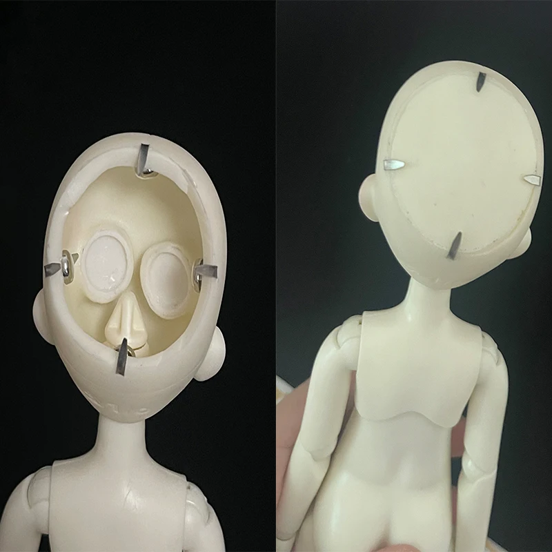 DIY Doll Head 1/6 Bjd Makeup Doll Head 30CM Dolls Mechanical Joint Body Kids Girls Doll Toy Gift