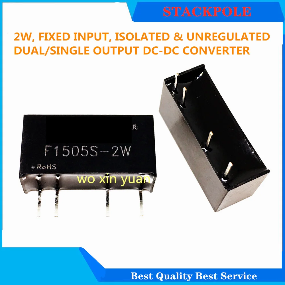 F1512S-2W F1515S-2W F1524S-2W F1512S F1515S F1524S SIP-4, 2W DC-DC, 정품, 로트당 5 개