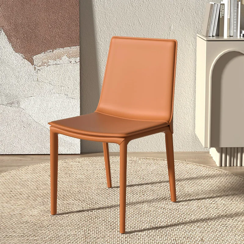 

Современные желтые обеденные стулья, белые кожаные роскошные обеденные стулья в скандинавском стиле, детский дом, Cadeiras Sala De Jantar, кухонная мебель sedie