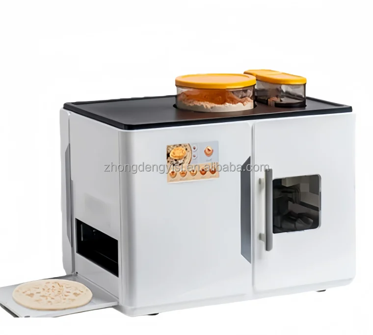 Household Robot Electric Flatbread Maker Pancake Maker Automatic Maker Pizza Grain Making Machine with Good Quality