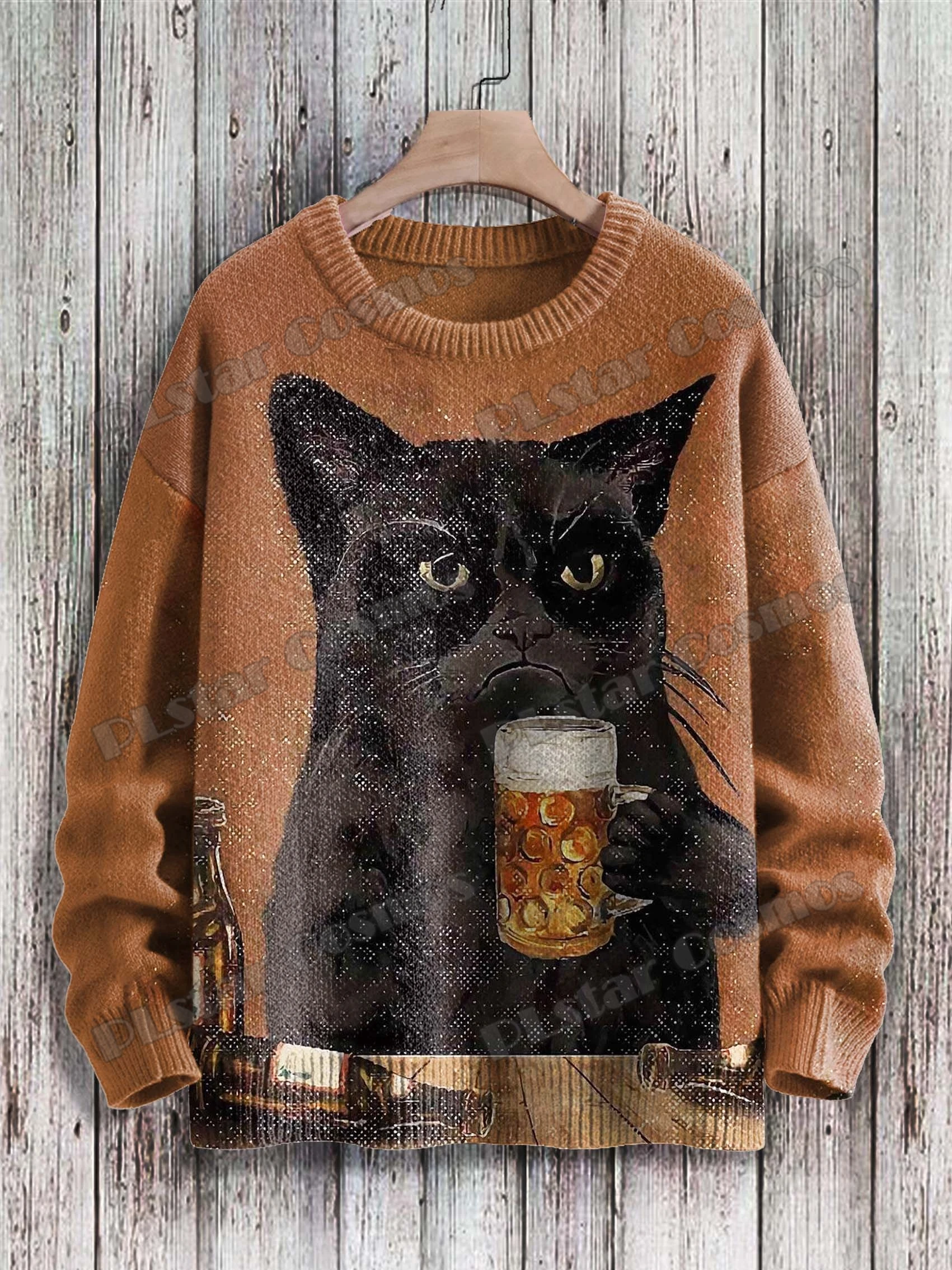 PLstar Cosmos Cute Cat Art Pattern 3D All Over Printed Men's