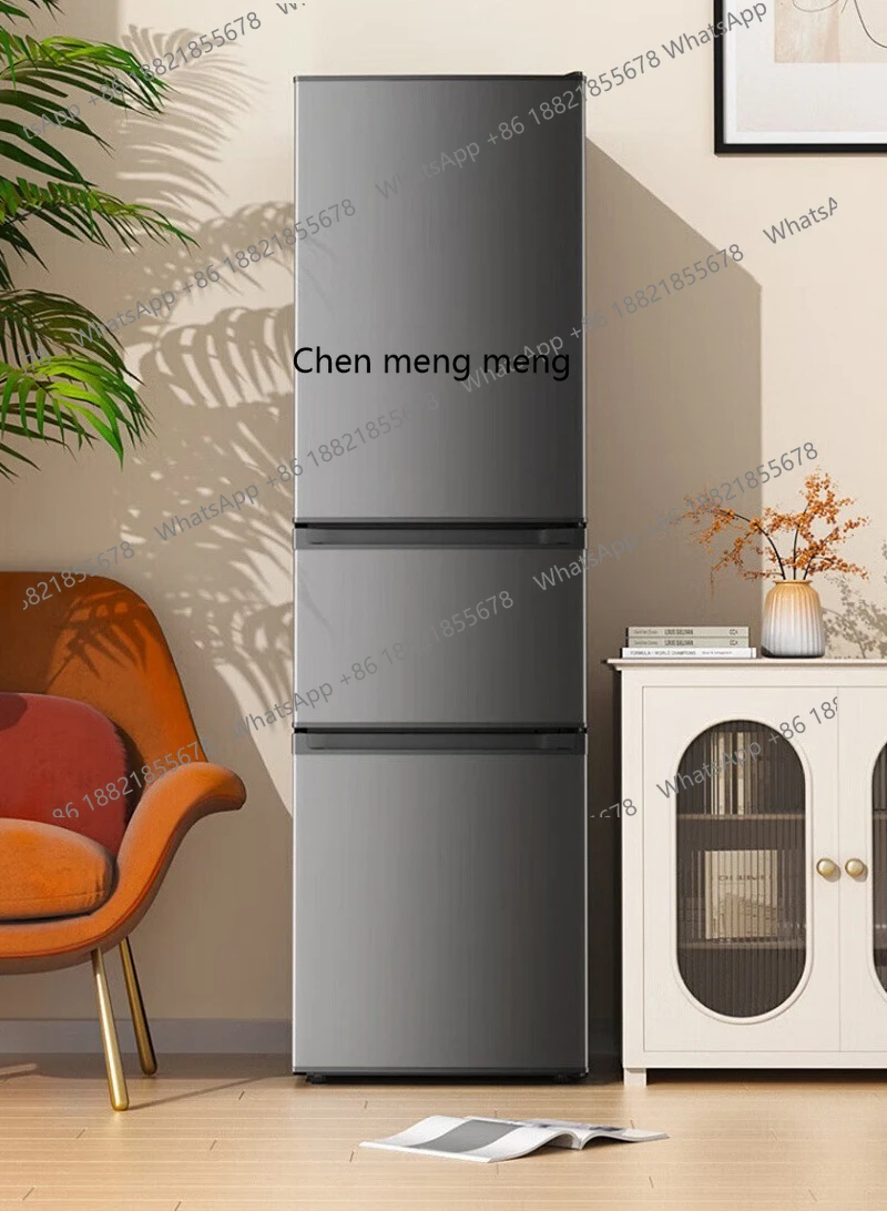 

Three-door first-class energy efficiency and energy saving household refrigerator refrigerated and frozen three-door