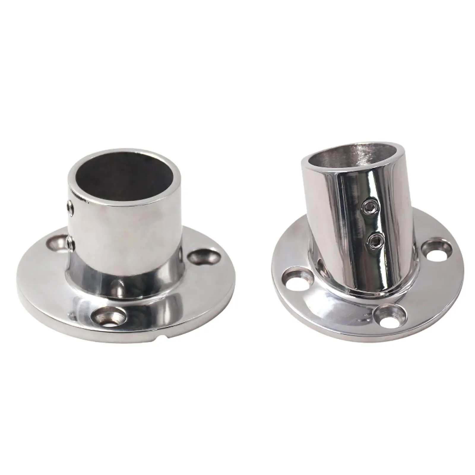 

Boat Hand Rail Round Base Rod Holder for 1.26inch Tube with Drainage Holes