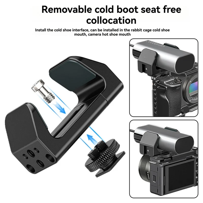 Universal Power Bank Mount Holder Cold Shoe Mount For 53Mm To 72Mm Power Supply For DSLR Camera Cage Battery Clamp-A09I