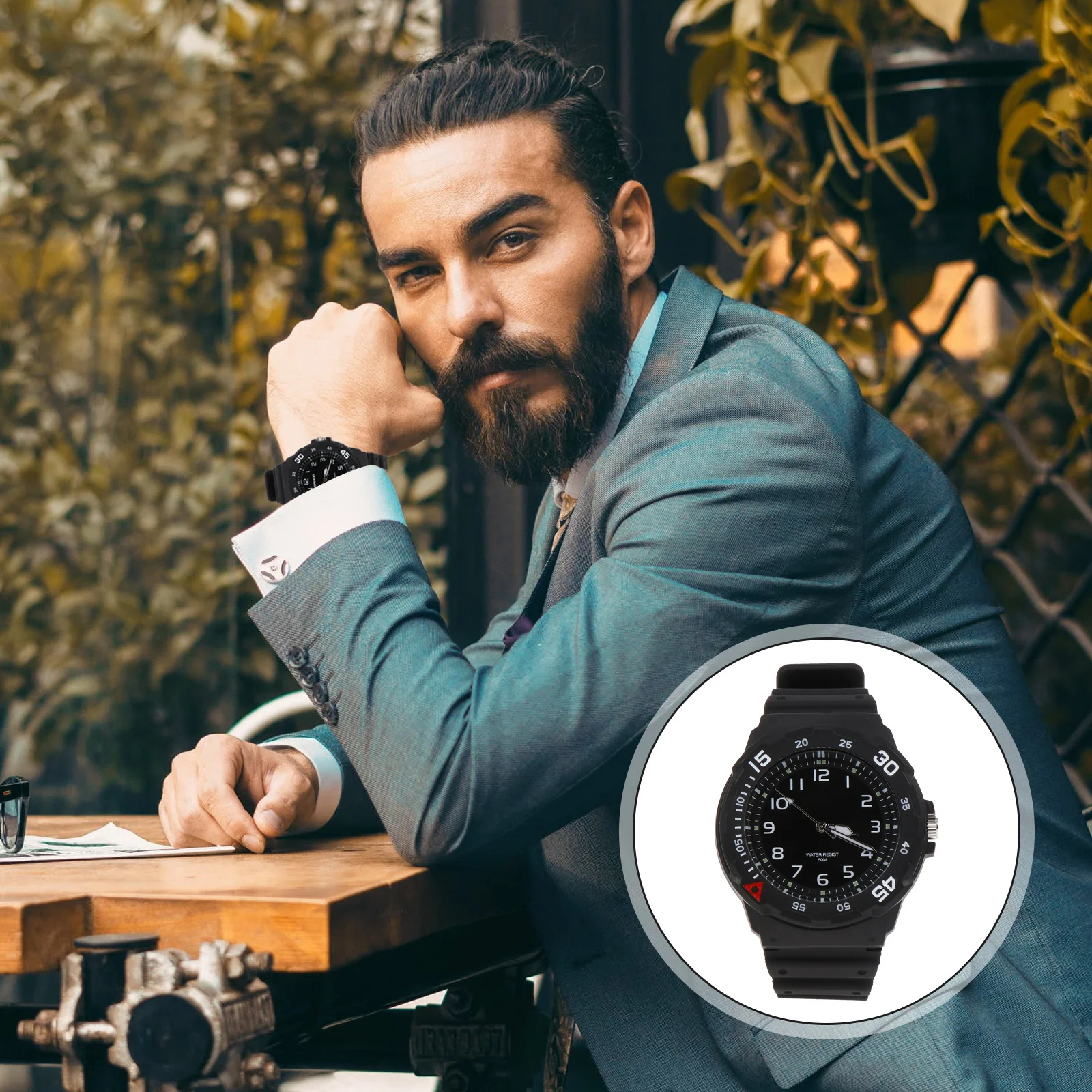 

Waterproof Silicone Band Stylish Wrist For Outdoor Casual Wear Durable Comfortable Band Watch All-Match Style Fashionable Wrist