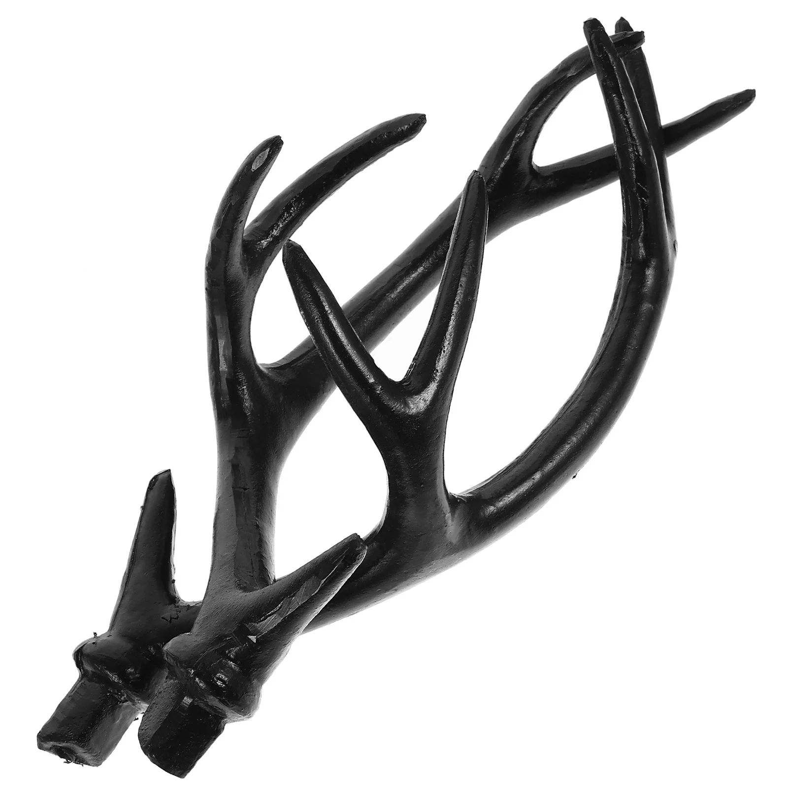 

1Pair Simulated Deer Horn Hairband Halloween Costume Party Cosplay DIY Headdress Black Hair Accessory Antler Hair Hoop