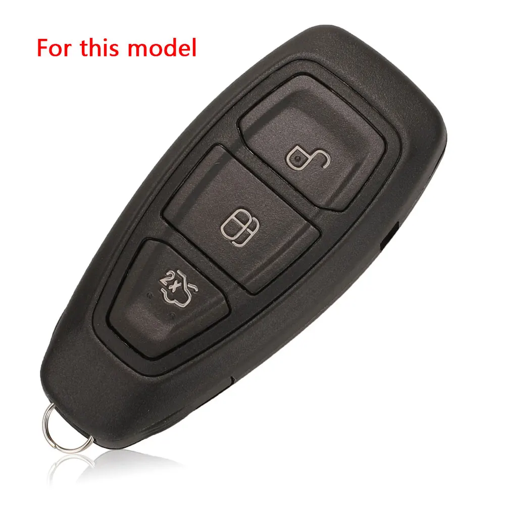 Silicone Car Key Case For Ford Puma Grand C Max Focus Mondeo Kuga Fiesta Ecosport Transit Kuga Silicone Remote Key Case