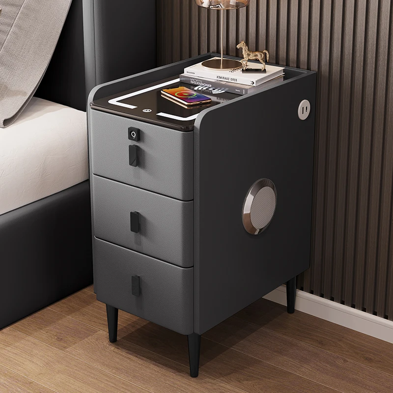 Modern Trendy Nightstands Unique Classic Multifunctional Elegant Nightstands With Drawers Luxury Mesa De Cabeceira Furniture